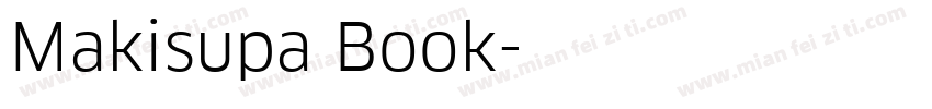 Makisupa Book字体转换